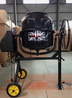 Cement Mixer Large 140 L Litres Concrete Professional With Stand & Wheels 240V