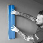 Refina Superskim Spatula Rules - Finishing Trowel , Ergo Grip 18" - 48" Tapered