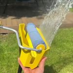 Paint Roller Cleaner Washer Dryer Plastic Yellow Tool