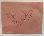 Vera Lynn - "The Forces' Sweetheart" - Original Hand Signed Autograph