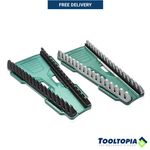 Sata 2pc Reversible Wrench Rack Tool Organiser Storage ST95411