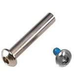 Push Scooter Axle Bolt Stainless Steel 8mm with Screw Nut Multiple Lengths