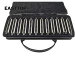 EASTTOP T10-3-12 10Hole Diatonic Blues Harmonica Set of 12 keys Mouth Organ set