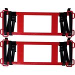 Trade Plate Holders With Adjustable Rubber Straps Heavy Duty  (Pair)