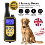 800M Electric Pet Dog Training E-Collar Anti-Bark Obedience Remote Control LCD