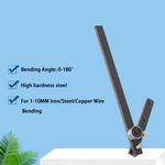 Manual Bending Tool Steel Bar Bender for 1-10mm Iron Copper Wire Bending Tool