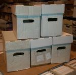 5x SILVER AGE / CURRENT COMIC STORAGE BOXES (2ND HAND READ DESCRIPTION)