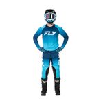 Fly Racing 2026 Motocross Combo Kit Evolution DST  Blue White