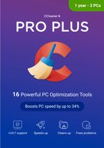 CCleaner Professional Plus 3 PC/Devices 1 Year (Recuva | Speccy)