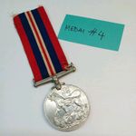 Original British Army WW2 The War Service Medal & Ribbon 1939-1945 Victory Medal