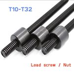 Trapezoidal Right-Hand Threaded Rod Lead Screw or Nut T10-T32 ,sell individually