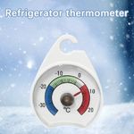 Refrigerator Freezer Thermometer Dial Fridge Temp Gauge Color Coded Kitchen UK