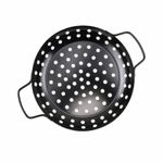 Perforated Grill Tray Heat-Resistant Barbecue Pan Portable for Backyard Cookouts