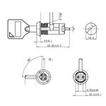 Key Lock Compact Key Lock Compact Dimensions Comprehensive Hardware Package