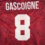 GASCOIGNE 8 England 1994/1995/1996 Away Football Shirt Mens Medium - Genuine