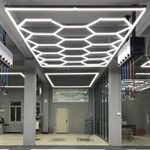 14 Hexagon LED Lighting Detailing Garage Workshop Retail Car Showroom UK