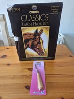 Caron Classics Horse Latch Hook Kit 20" X 30" plus Latch Hook. NEW AND UNUSED 