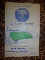 1958 Bolton V Wolverhampton Wanderers Charity Shield Football Programme