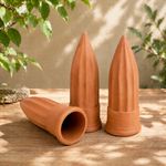 12 pack Terracotta Plant Watering Stakes Automatic Watering Garden Spikes