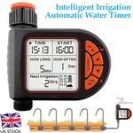 Digital Sprinkler Timer with Rain Delay and Waterproof Design for Garden Hose UK
