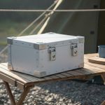 Aluminum Storage Box Resistant Car Trunk Storage Container for Campers