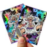 OPCG Card Sleeves 66X91mm Standard Size Trading Card ONE PIECE Luffy Holographic
