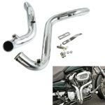 Chrome 1.75" Drag Pipes for Harley-Davidson XL 883 Sportster 04-08