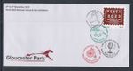 Australia 2023 Perth Stamp Exhibition Perfin Cover, all 4 Daily Postmarks