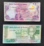 Malta Banknotes - Two Banknotes
