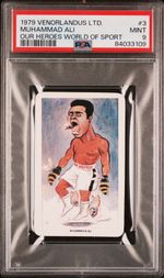 Venorlandus - 'Our Heroes World of Sport' (1979) - Muhammad Ali **PSA9**