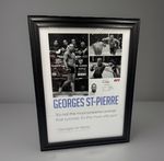 Georges St-Pierre GSP MMA UFC Champion Photo Display Framed Poster A3