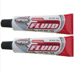 Fast Drying Vulcanizing Cement Fluid Tyre Repair Glue 16.5ml Tubes x 2 Topseal
