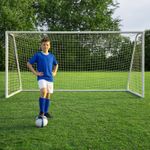 Charles Bentley 7ft x 5ft Metal Football Goal Posts Net