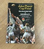 Rugby GLOUCESTER v MOSELEY 1982 JOHN PLAYER CUP FINAL PROGRAMME