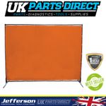 Jefferson 6x6ft Welding Curtain with Frame and Fittings
