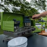 VANGO CAMPING COOKER COMBI IR COMPACT TWO BURNER GAS HOB & GRILL STOVE