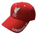 Liverpool FC Official Mass Frost Baseball Cap Red LFC Gift