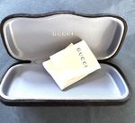 Gucci Black Velvet Hard Sunglasses Case & Cleaning Cloth Authentic