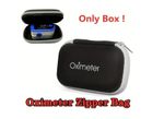 1pc Finger Pulse Oximeter Storage Case Heart Rate Monitor Zipper Cover Pouch Bag