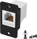 RJ12 6P6C Female Panel Mount Phone Line Adapter