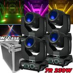 230W 7R Beam Zoom Sharpy 24 Prism Stage Lighting Moving Head Light DMX DJ Disco