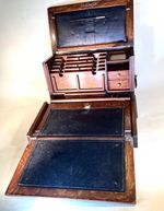 Antique Oak Stationery Portable Desk Top Cabinet. Good Quality.