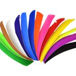 30X Full Length Turkey Feather Arrow Fletching Archery Arrow DIY Right Left Wing