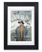 VERA CAST SIGNED POSTER ITV TV SHOW PRINT PHOTO AUTOGRAPH GIFT BRENDA BLETHYN