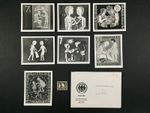FRG PHOTO ESSAY 1959 322 FAIRY TALE GRIMM 7 Pfg. 7 DESIGNS RARE!! e2233