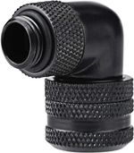 ASHATA Water Cooling Fitting,PC Water Cooling Two-Touch Fitting,G1/4 Thread 90