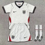 Kids All Size 2026 World Cup England Team Home Stadium Kit Shirt Boys Child Teen