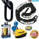 Oxford Beast Motorcycle Security Chain  1.5m x 22mm Sold Secure