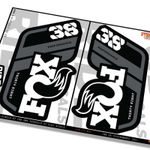 Fox 38 Performance 2021 Fork Decals - White- Licensed by Fox