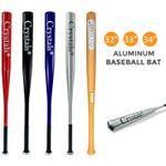 32/34" Heavy Duty Metal Baseball Bat Rounder Softball Pole Stick Stainless Steel